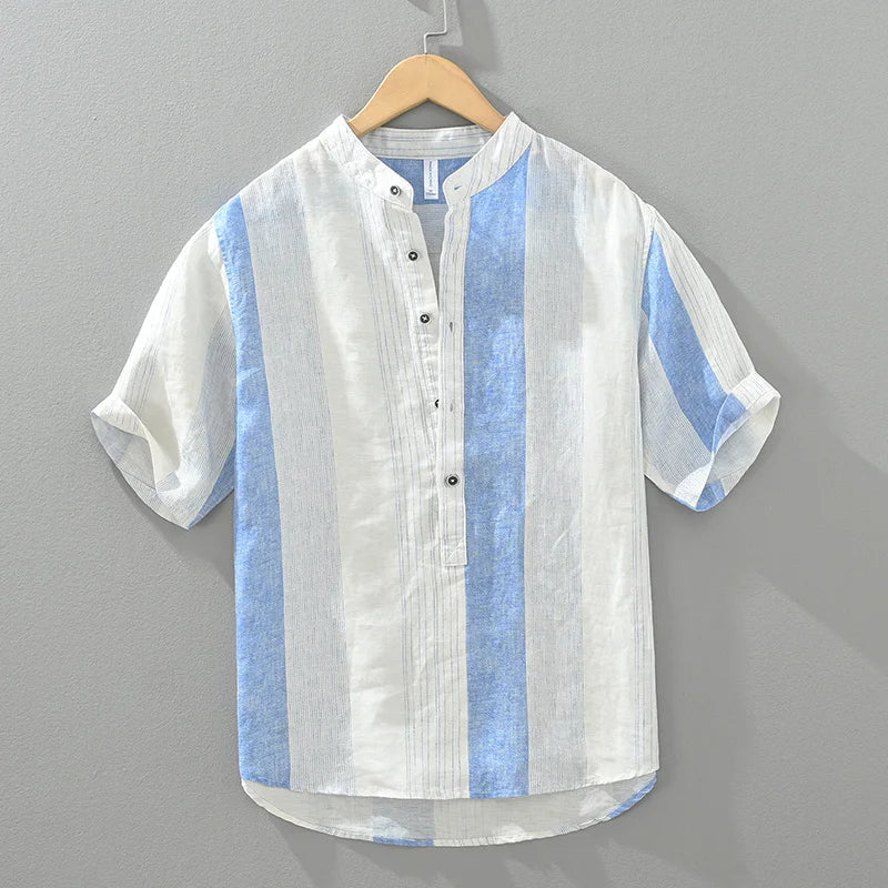 Ruzzhel - Chemise Rayée pour Hommes – Moderne & Décontractée