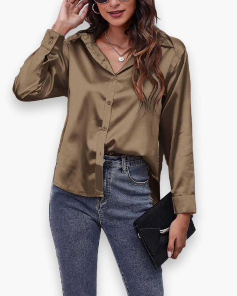 Greta - Blouse Élégante pour Femmes – Chic & Légère
