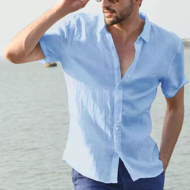 Loïc – Chemise Coupe Relaxée pour Hommes – Décontractée & Stylée
