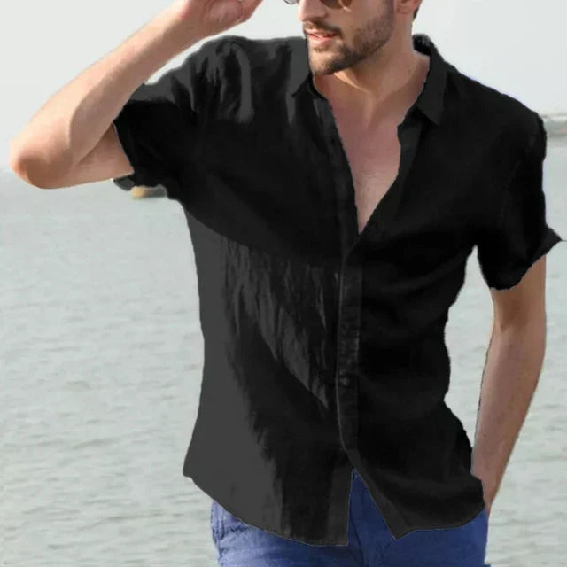 Loïc – Chemise Coupe Relaxée pour Hommes – Décontractée & Stylée