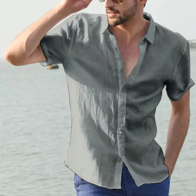 Loïc – Chemise Coupe Relaxée pour Hommes – Décontractée & Stylée