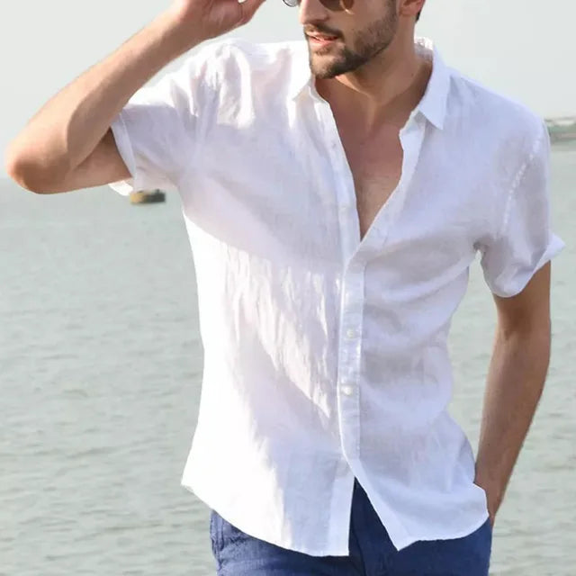Loïc – Chemise Coupe Relaxée pour Hommes – Décontractée & Stylée