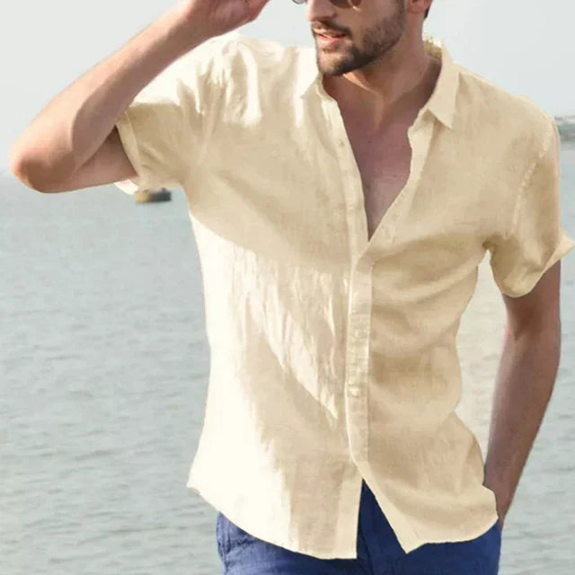 Loïc – Chemise Coupe Relaxée pour Hommes – Décontractée & Stylée