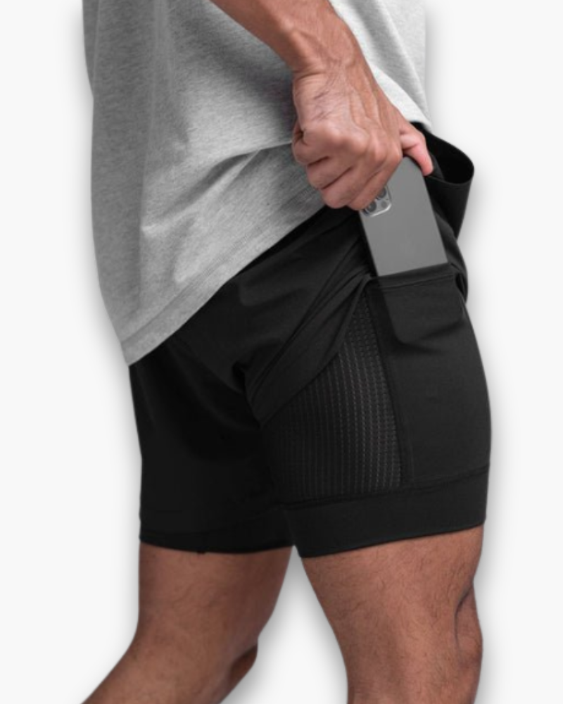 Axel – Short de Fitness pour Hommes – Léger & Respirant