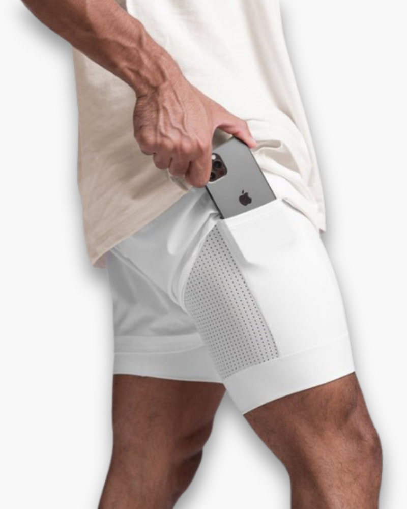 Axel – Short de Fitness pour Hommes – Léger & Respirant