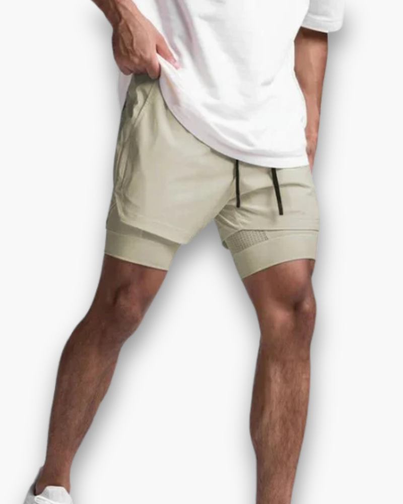 Axel – Short de Fitness pour Hommes – Léger & Respirant