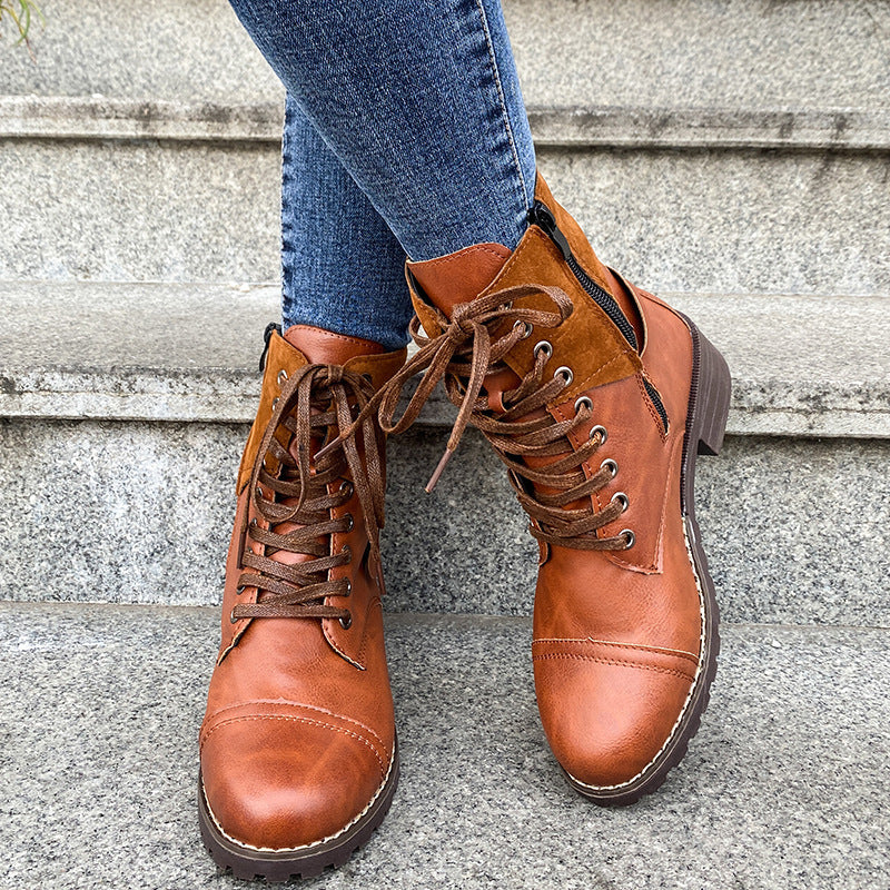 Bottes à la Mode Lacées