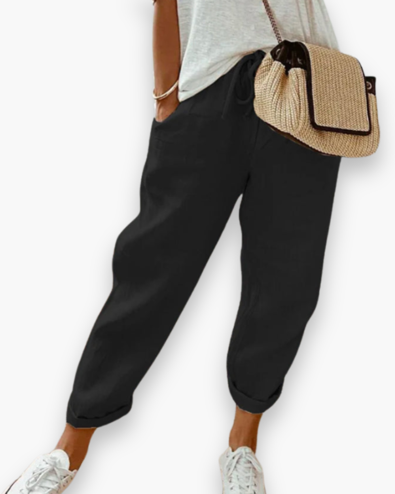 Cléa – Pantalon Ample pour Femmes – Léger & Stylé