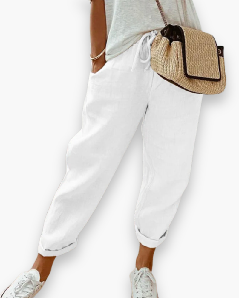 Cléa – Pantalon Ample pour Femmes – Léger & Stylé
