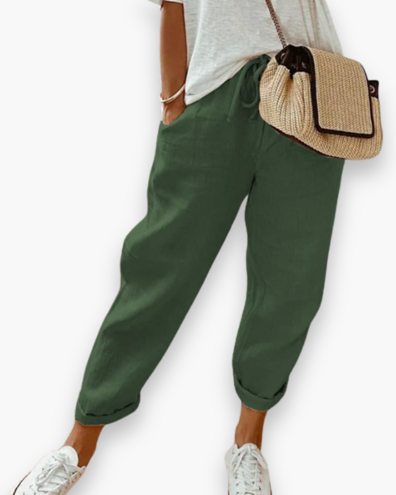 Cléa – Pantalon Ample pour Femmes – Léger & Stylé