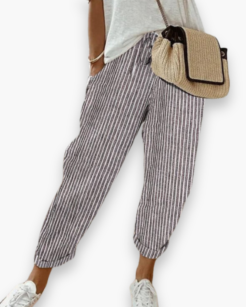 Cléa – Pantalon Ample pour Femmes – Léger & Stylé