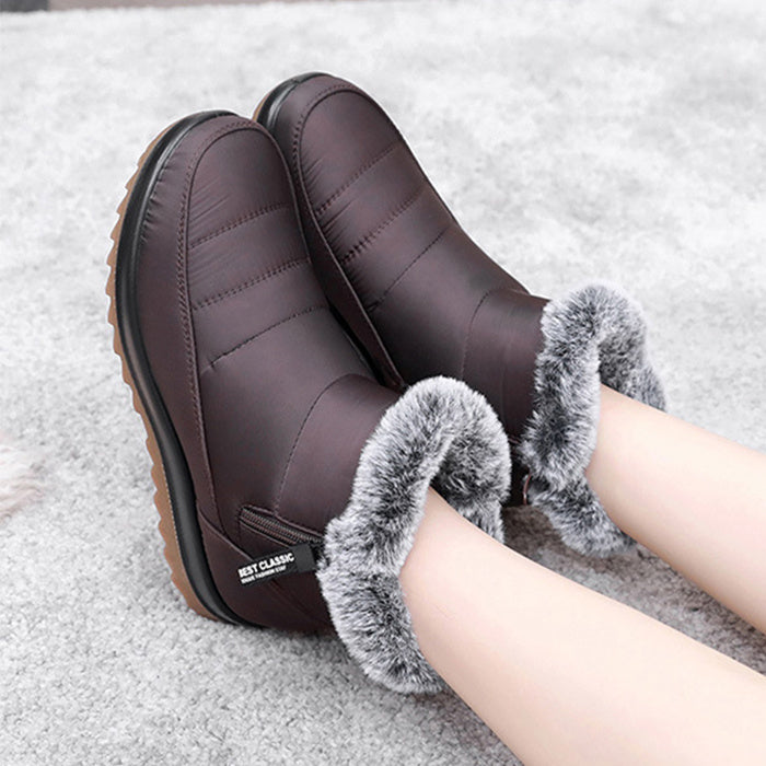 Bottes d'Hiver Chaudes et Stylées