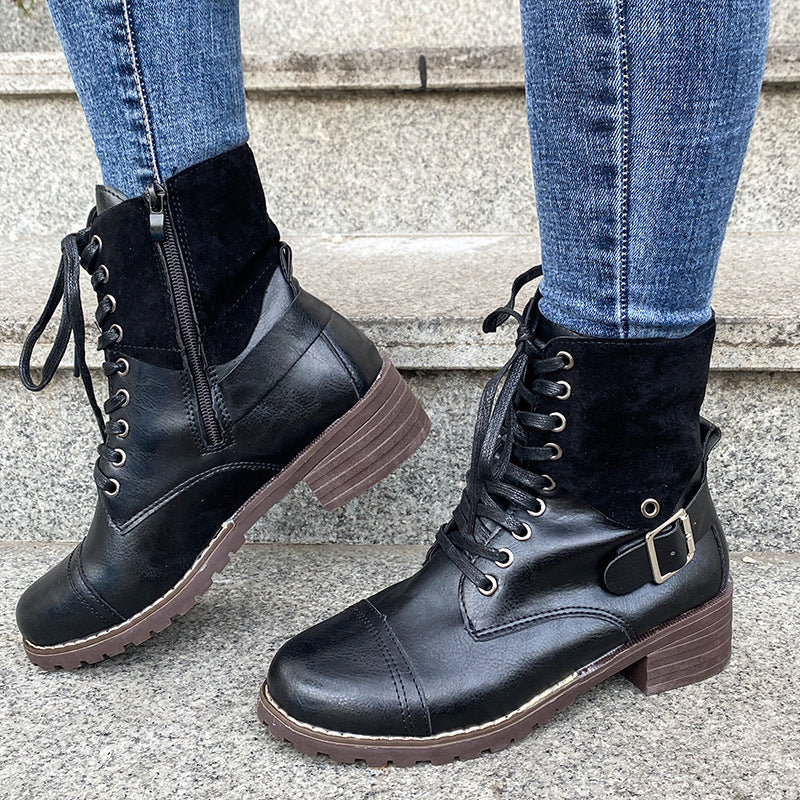 Bottes à la Mode Lacées