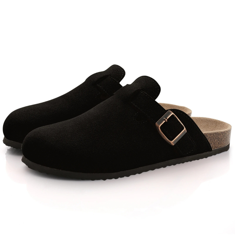 Adjustable Buckle Mule Slippers for Women – Cozy & Versatile Comfort