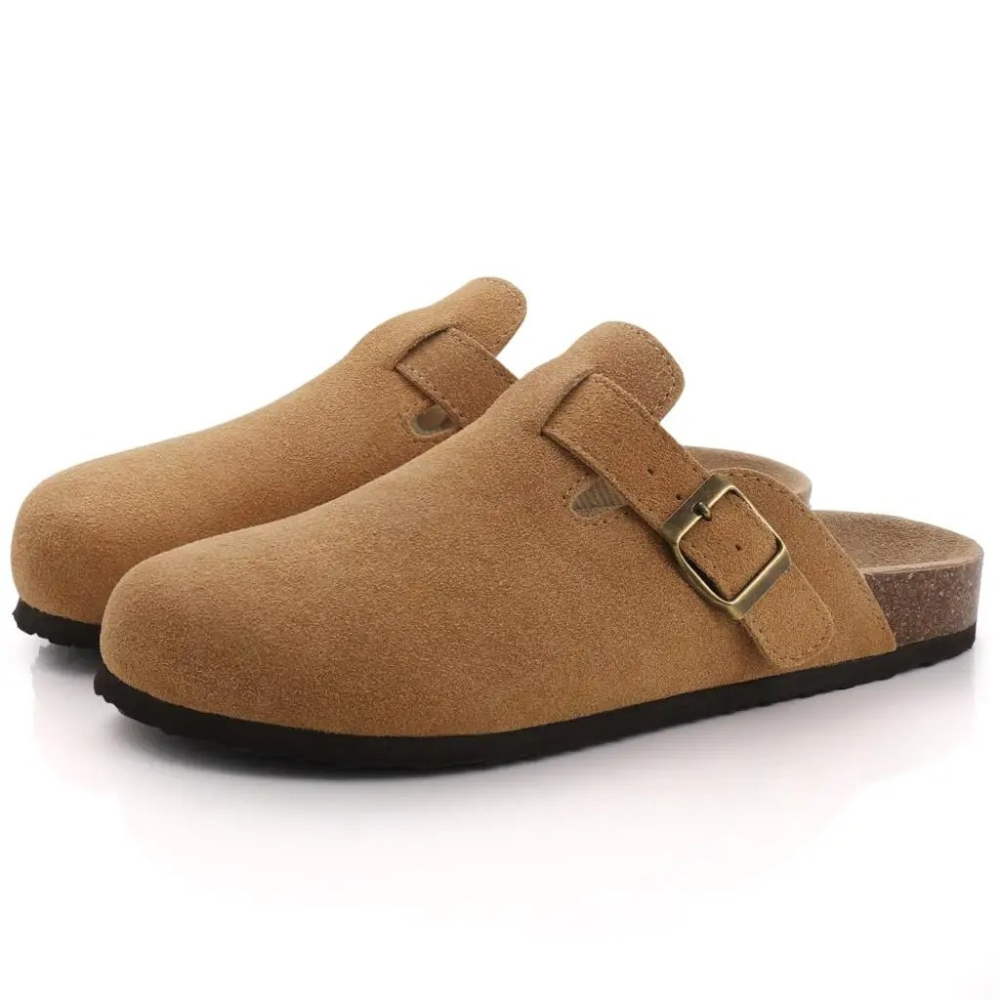 Adjustable Buckle Mule Slippers for Women – Cozy & Versatile Comfort