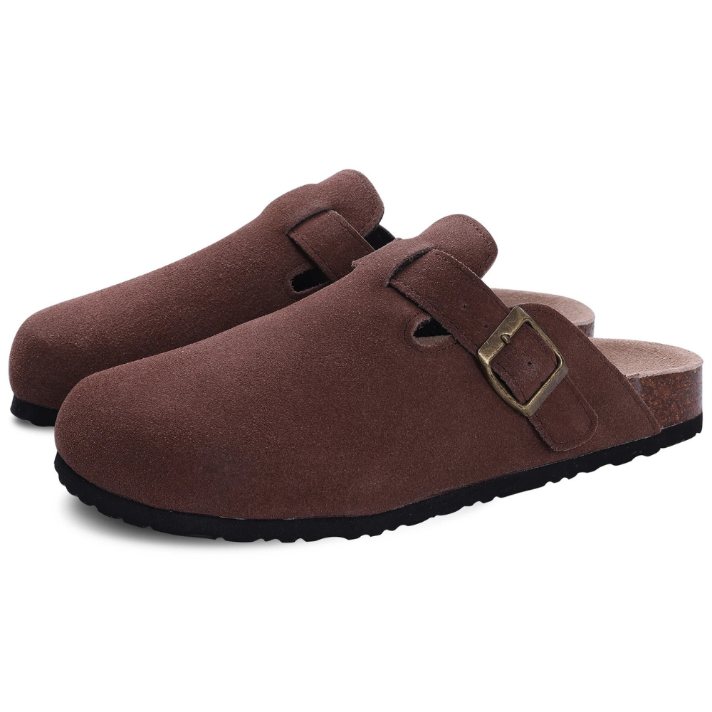 Adjustable Buckle Mule Slippers for Women – Cozy & Versatile Comfort