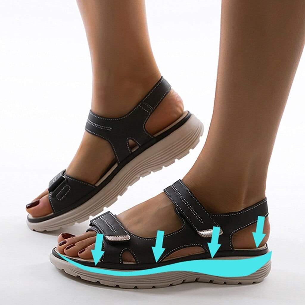 Adjustable Strap Orthopedic Sandals for Women – Stylish & Comfortable