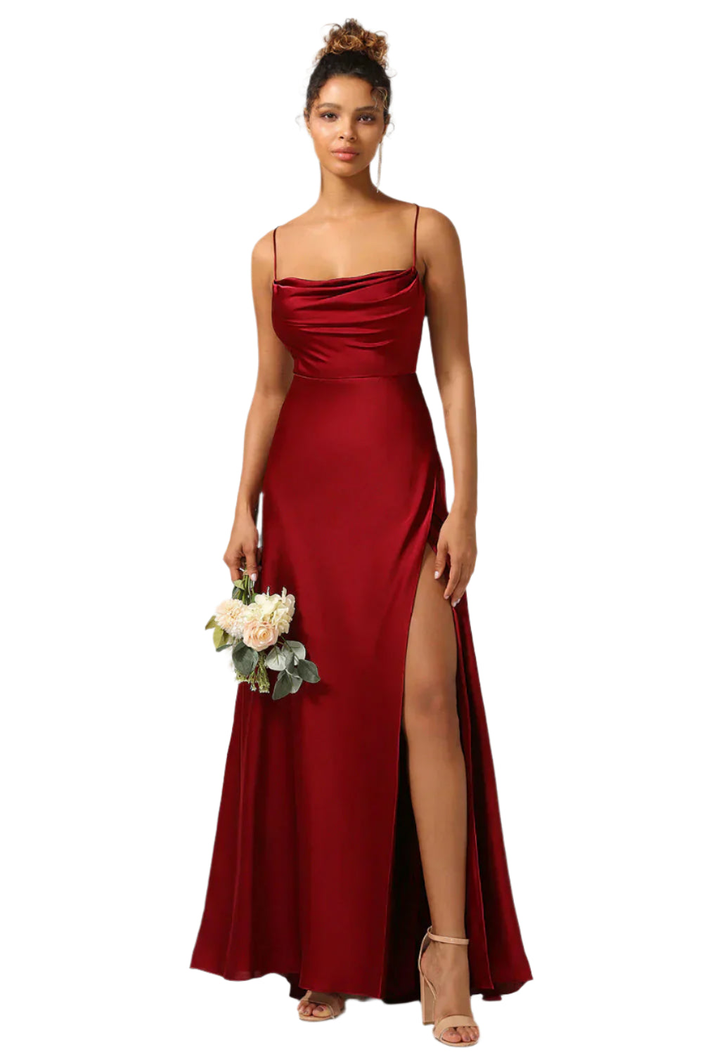 Alvaree – Robe de Soirée Longue – Élégante avec Fente Dramatique et Dos Ouvert 5
