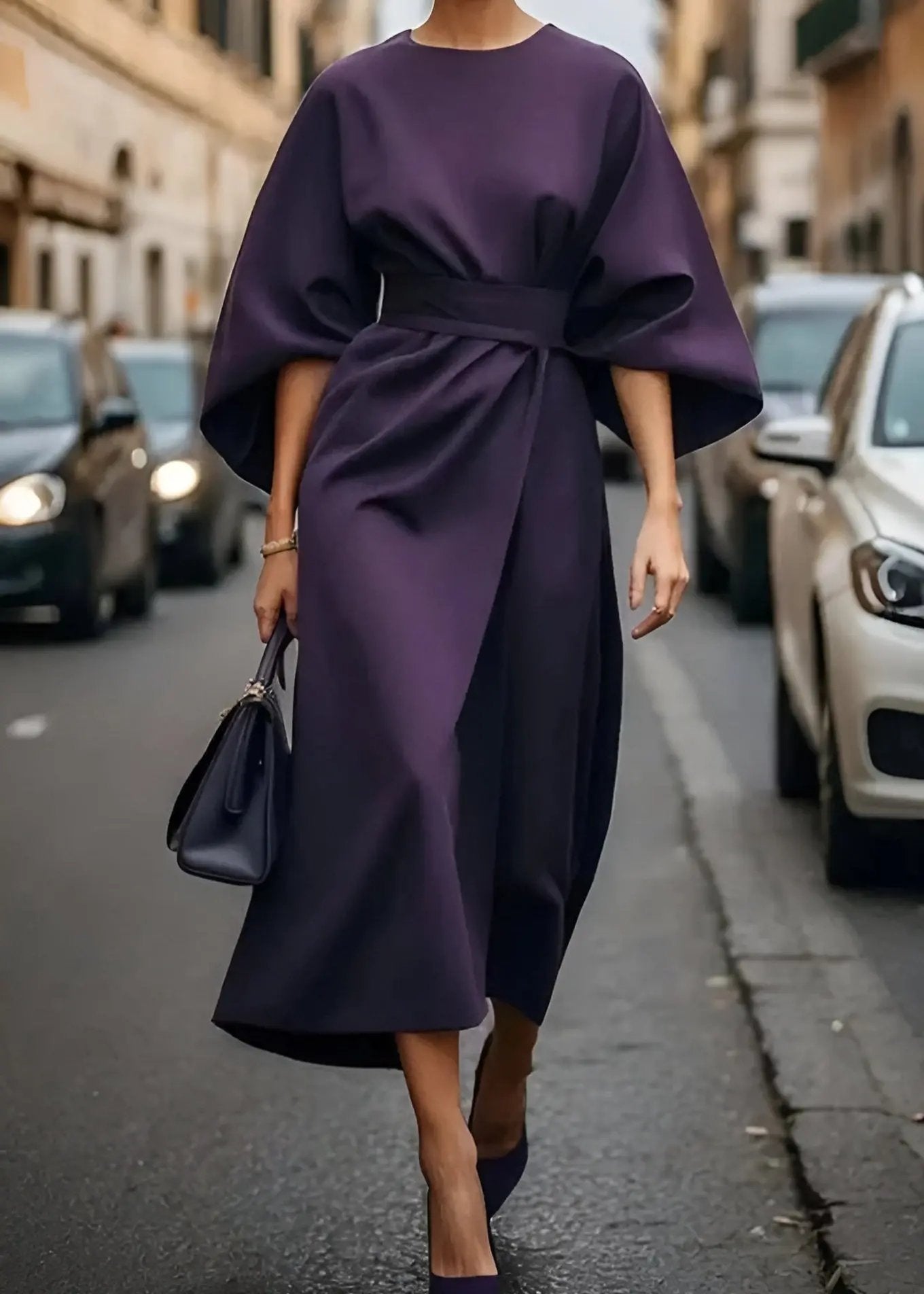 Belted Maxi Dress for Women – Effortless Elegance & Flowy Comfort-Caliboot