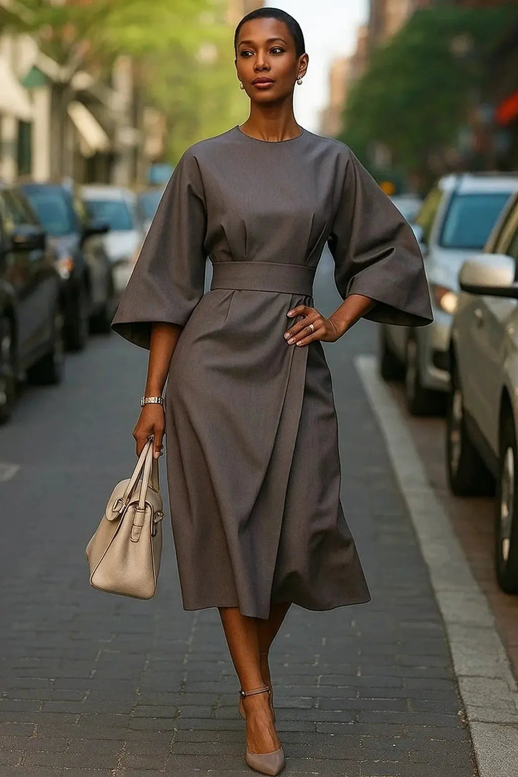 Belted Maxi Dress for Women – Effortless Elegance & Versatility 5