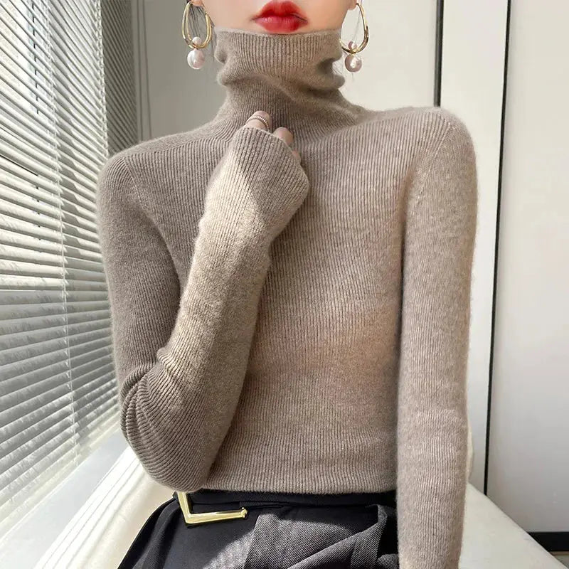 Black Turtleneck Sweater for Women – Cozy & Effortlessly Stylish 2