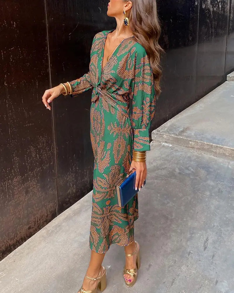 Boho Wrap Dress for Women – Effortless Style & Comfort 3