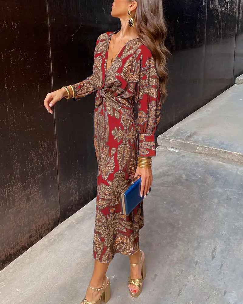 Boho Wrap Dress for Women – Effortless Style & Comfort 6