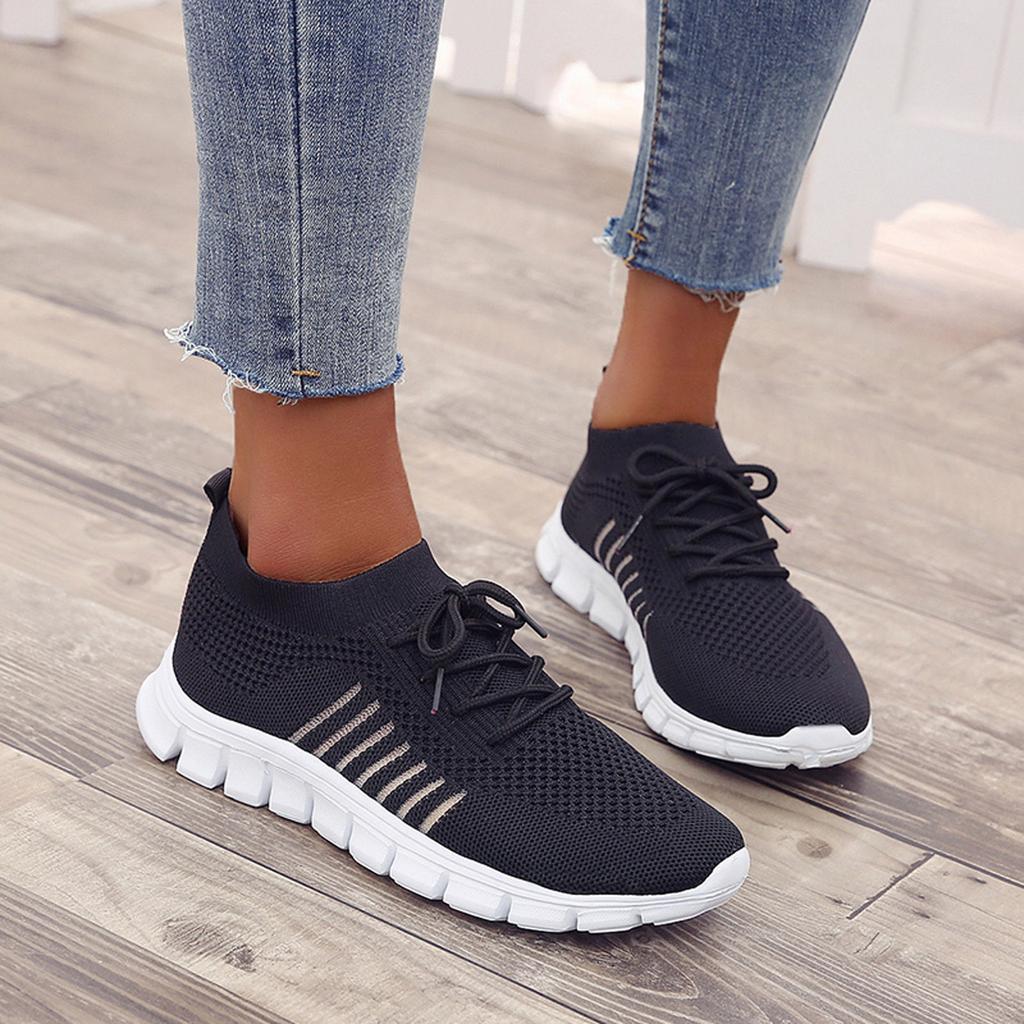 Breathable Knit Sneakers for Women – Lightweight & Comfortable