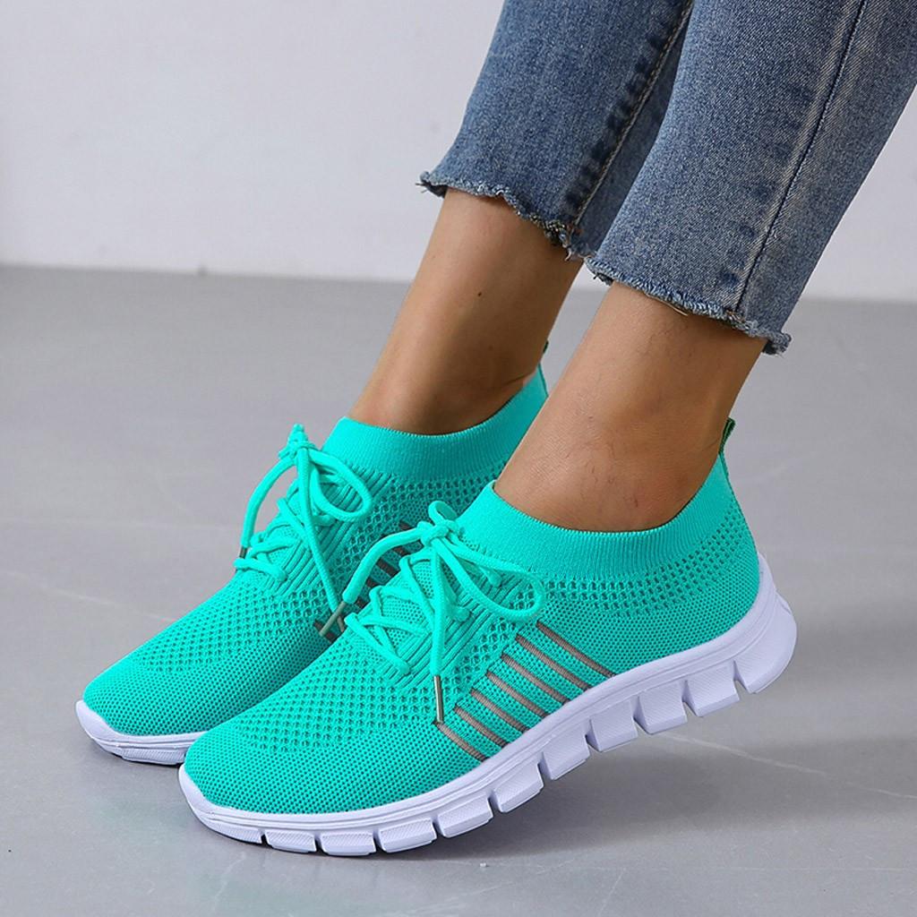 Breathable Knit Sneakers for Women – Lightweight & Comfortable