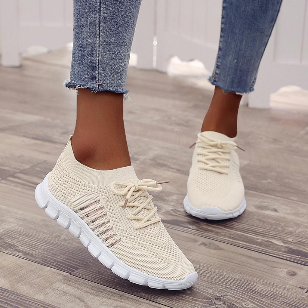 Breathable Knit Sneakers for Women – Lightweight & Comfortable