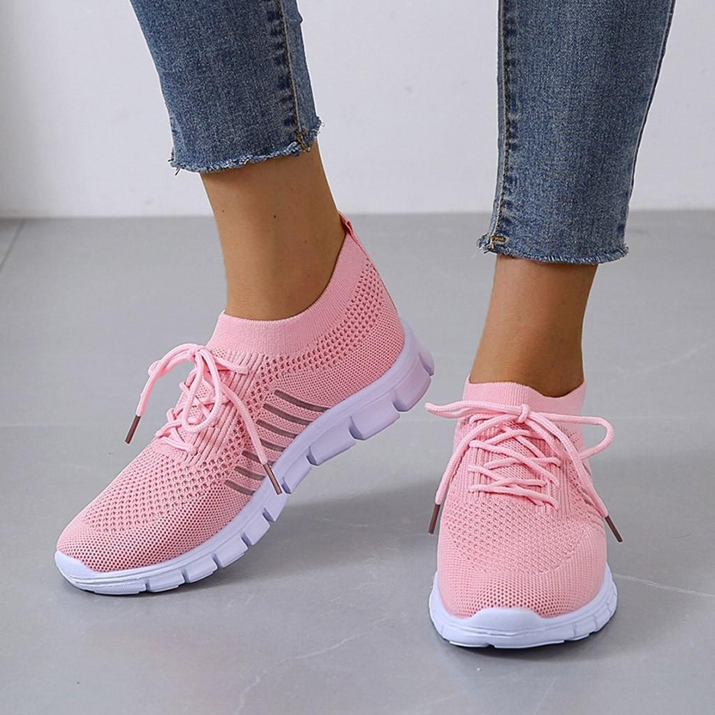 Breathable Knit Sneakers for Women – Lightweight & Comfortable
