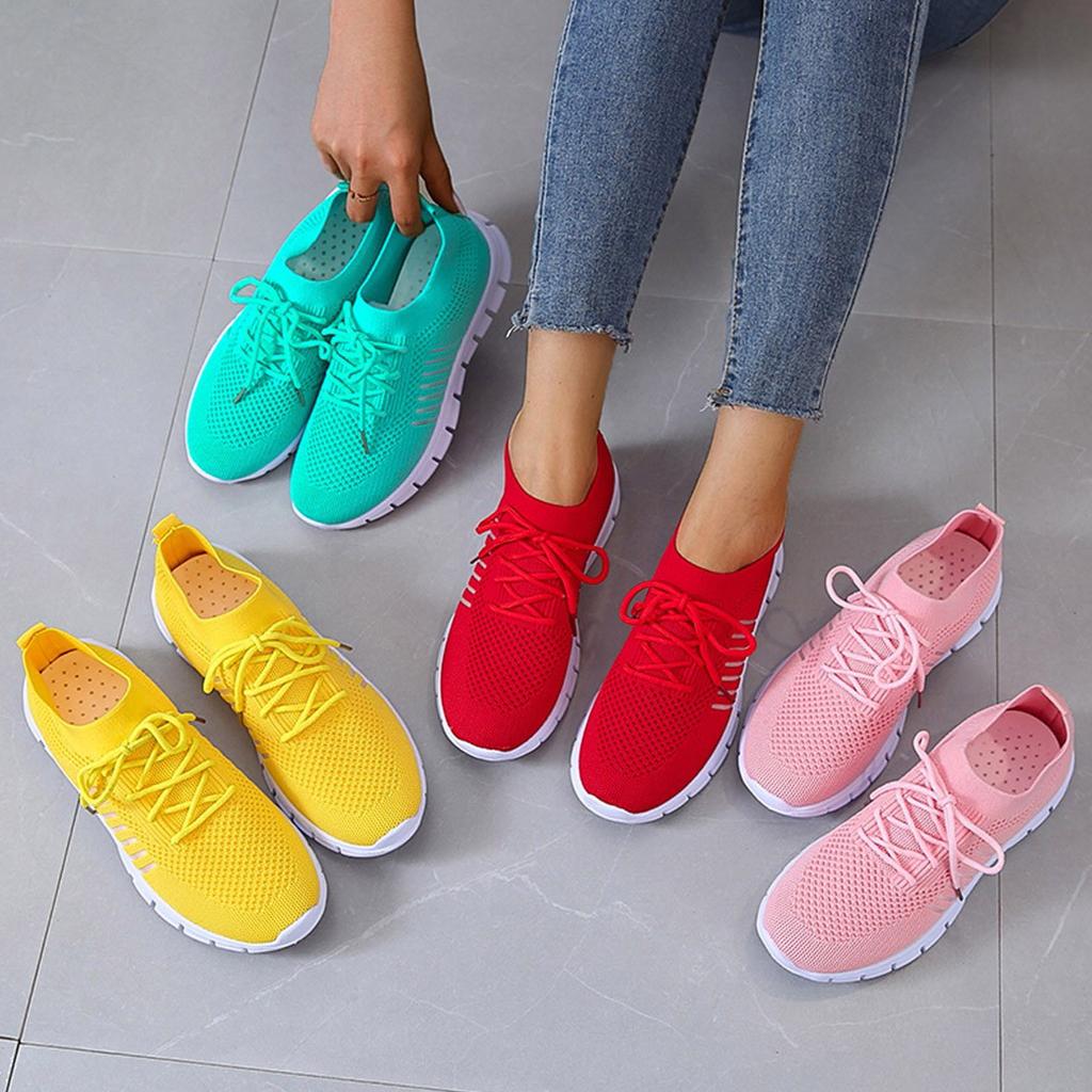Breathable Knit Sneakers for Women – Lightweight & Comfortable