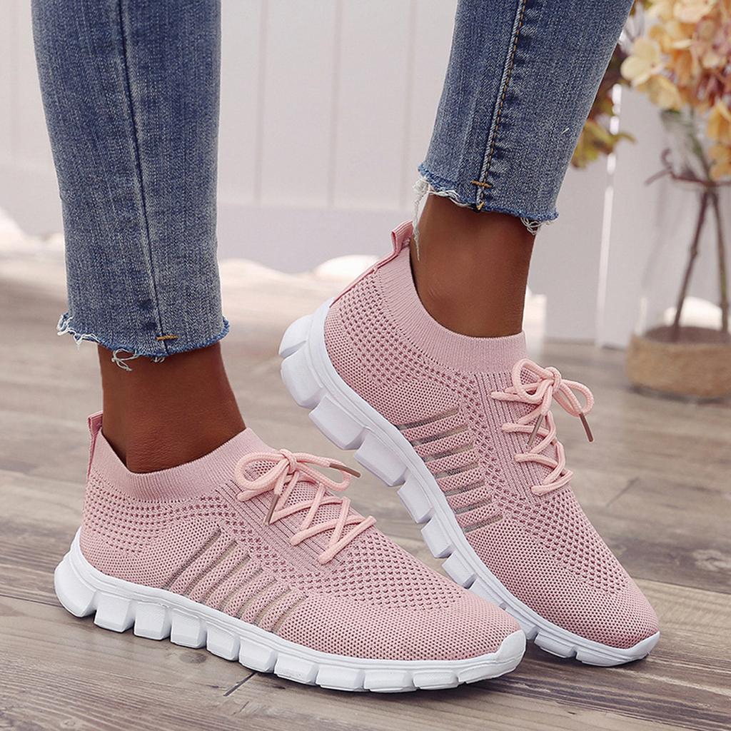 Breathable Knit Sneakers for Women – Lightweight & Comfortable
