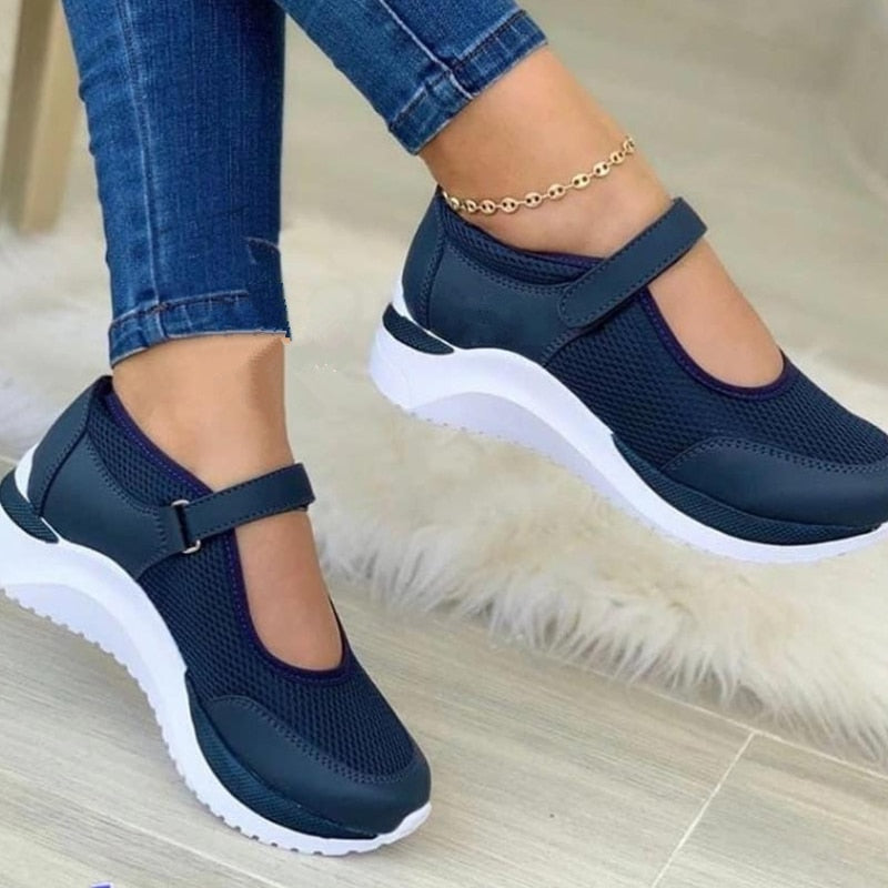 Breathable Mary Jane Sneakers for Women – Comfortable & Stylish Footwear
