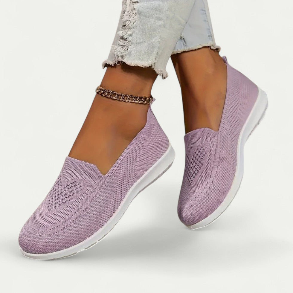 Breathable Slip-On Walking Shoes for Women – Effortless Comfort & Style