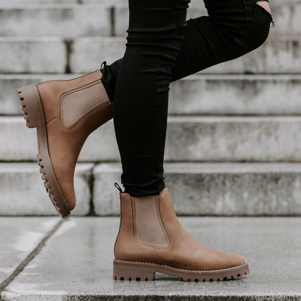 Casual Platform Ankle Boots for Women – Chic & Comfortable
