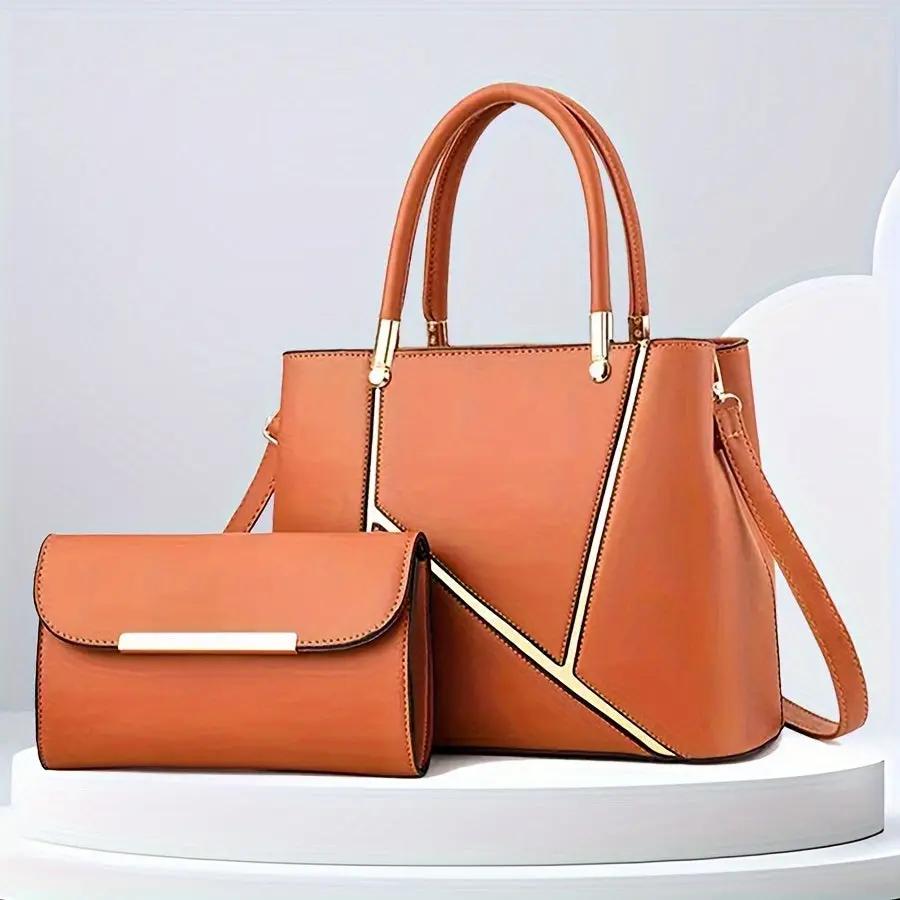 Chic Handbag Set for Women – Elegant Geometric Design & Versatile Style-Caliboot