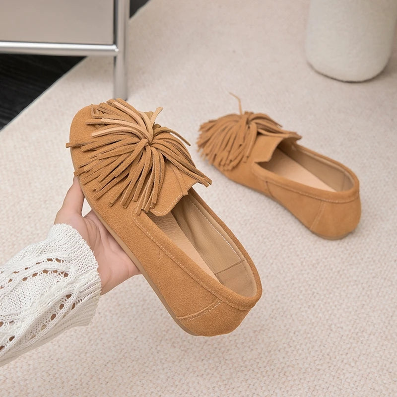 Chic Tassel Loafers for Women – Effortless Style & Comfort