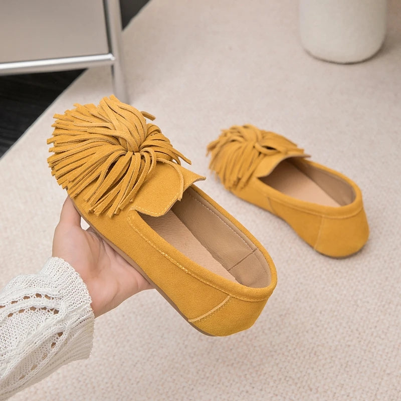 Chic Tassel Loafers for Women – Effortless Style & Comfort