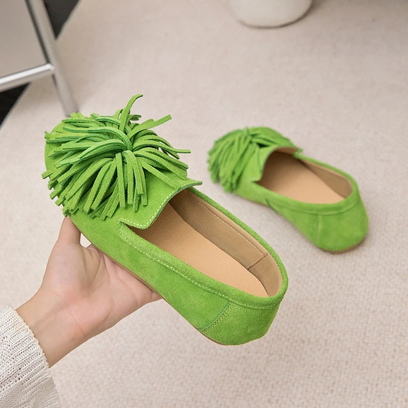 Chic Tassel Loafers for Women – Effortless Style & Comfort