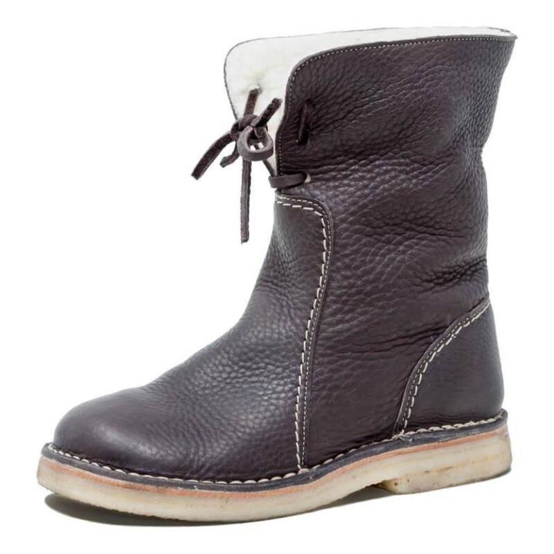 Chic Waterproof Black Boots for Women – Stylish & Cozy for Winter
