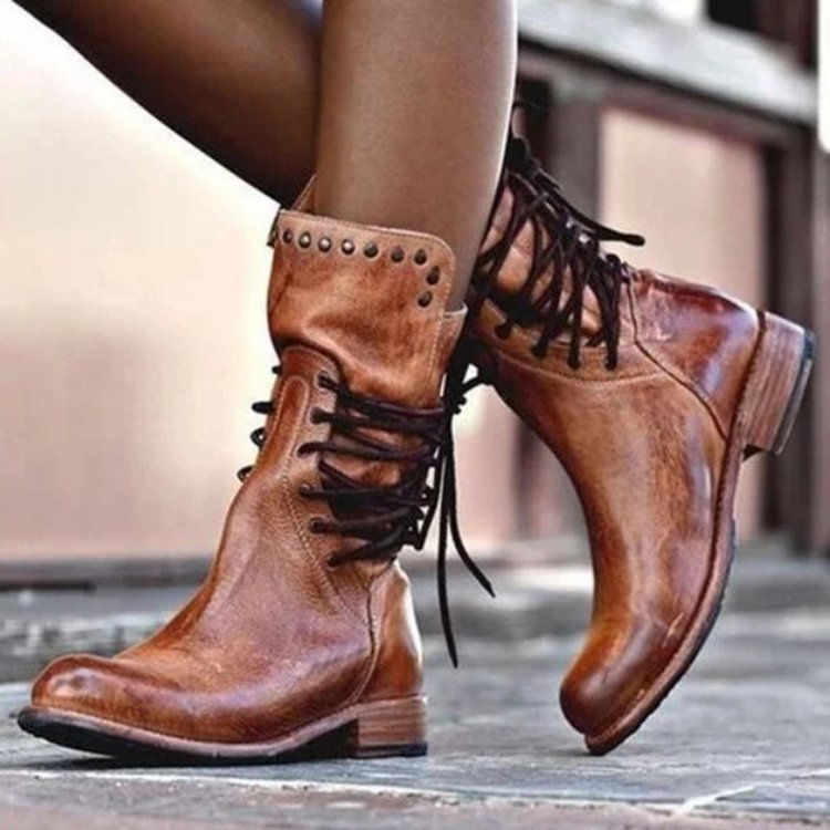 Chunky Heel Ankle Boots for Women – Stylish & Comfortable