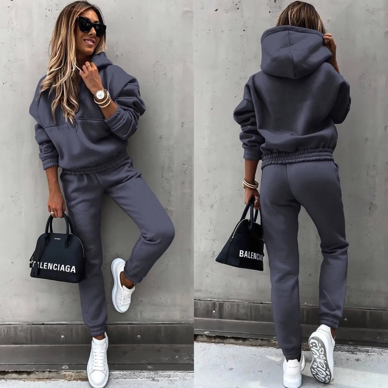 Cozy Hoodie and Jogger Set for Women – Effortless Style & Comfort-Caliboot