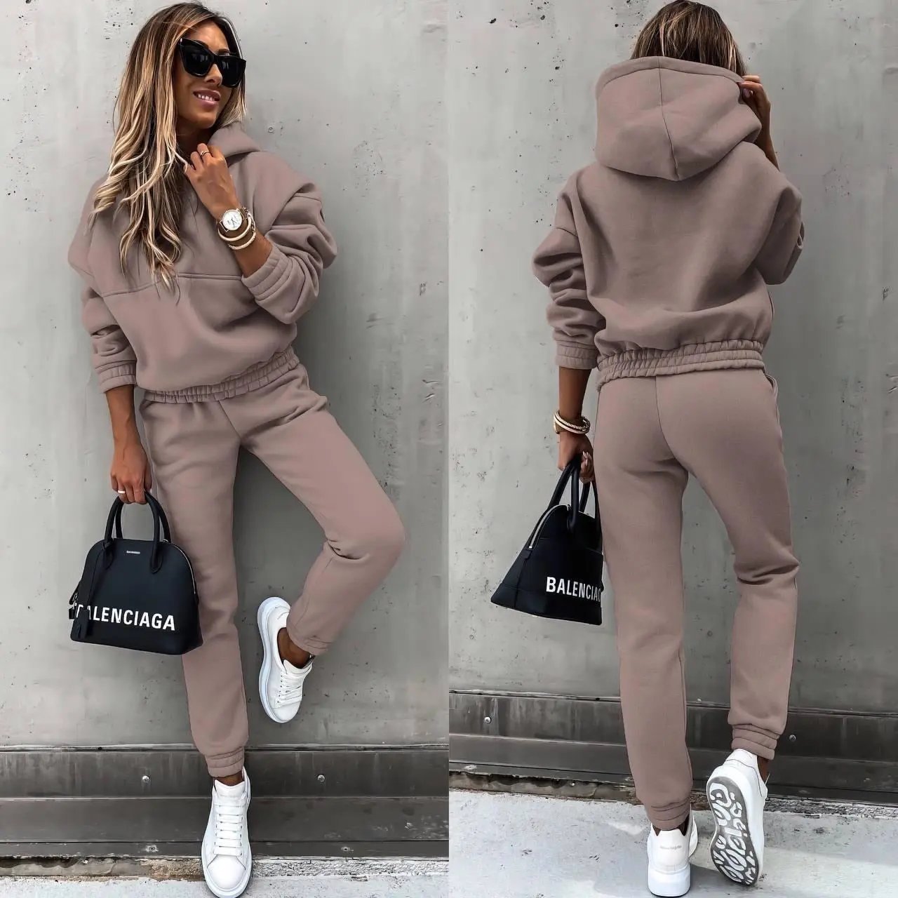 Cozy Hoodie and Jogger Set for Women – Effortless Style & Comfort-Caliboot