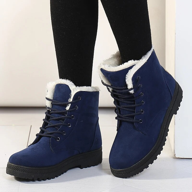 Cozy Short Ankle Boots for Women – Stylish & Warm