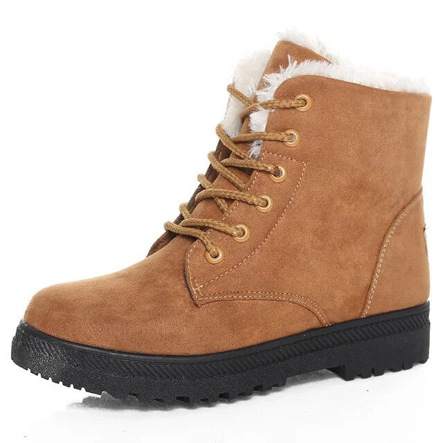 Cozy Short Ankle Boots for Women – Stylish & Warm