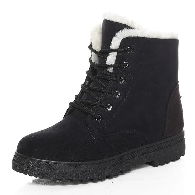 Cozy Short Ankle Boots for Women – Stylish & Warm