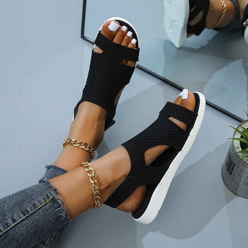 Crystal-Embellished Casual Slippers for Women – Stylish & Comfortable