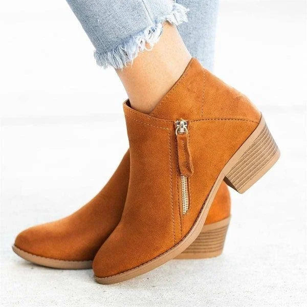 Elegant Black Ankle Boots for Women – Stylish & Comfortable Booties