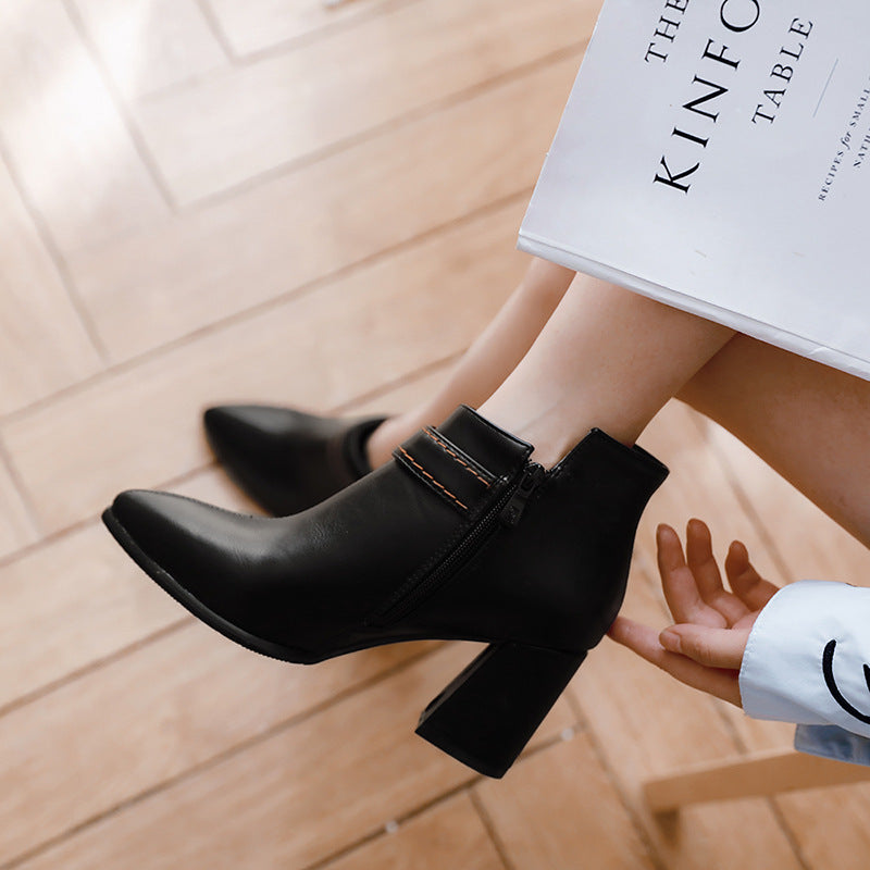 Elegant Buckle Boots for Women – Chic & Comfortable